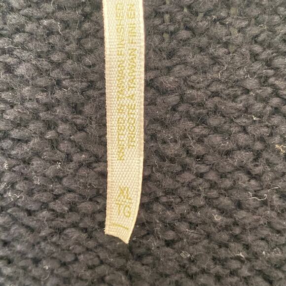 FREE PEOPLE Brookside Tunic Oversized Chunky Sweater in Black, Size X-Large - Picture 8 of 16